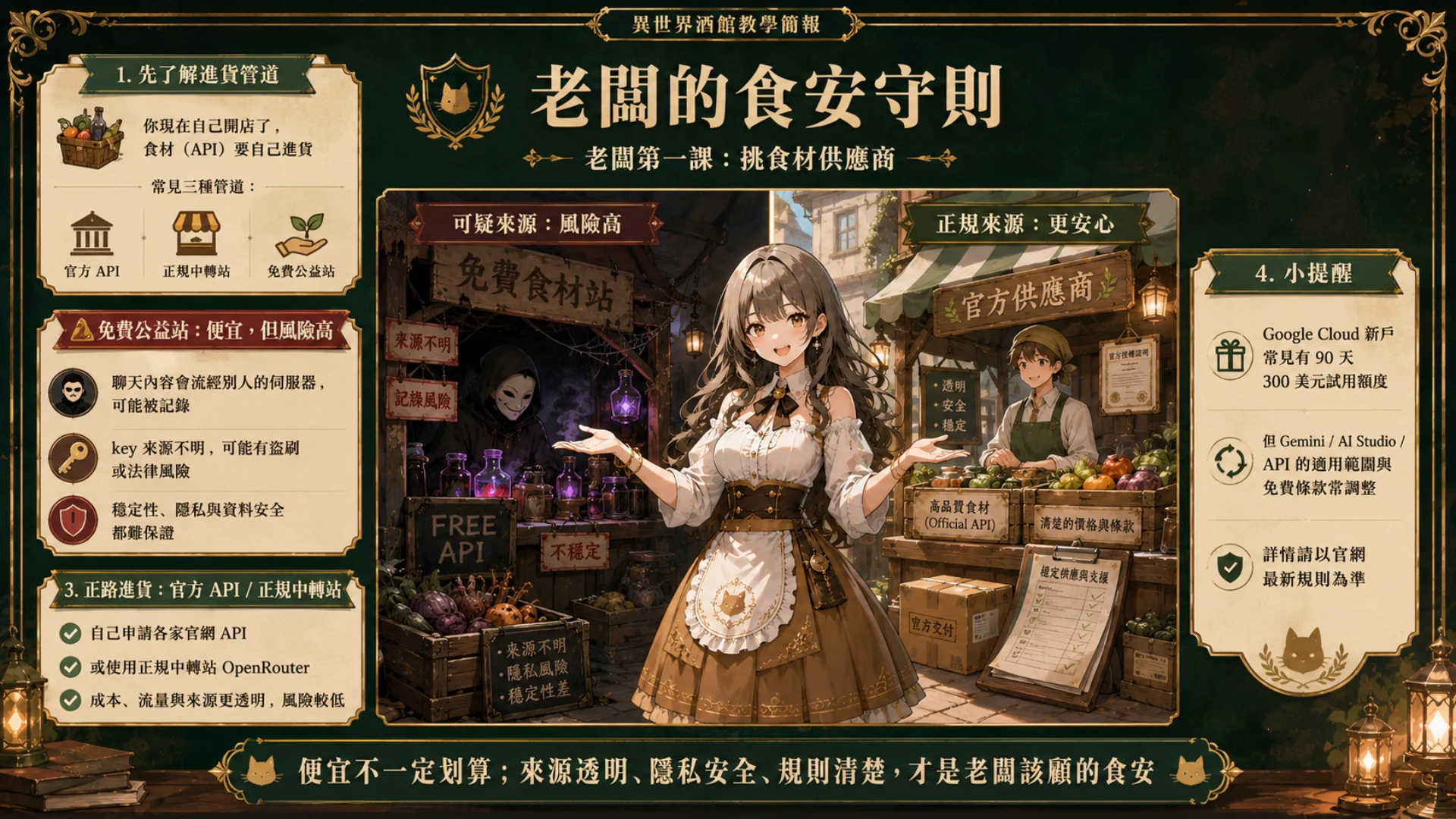 老闆第一課,挑食材供應商:官方直送與正規批發是正路,來路不明的公益站別碰